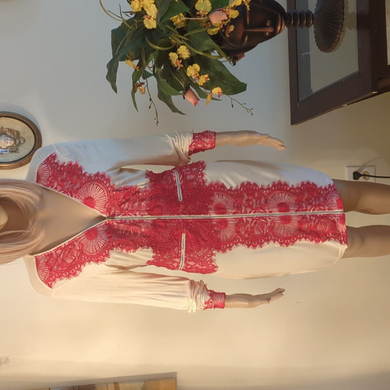 Unique Sheln Cotton Dress, Size, L.